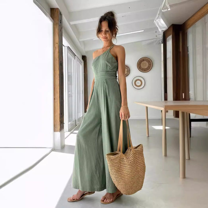 Mirla | Ryggöppning Dubbelband Jumpsuit-Eva Jonsson