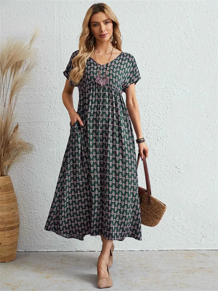 Mirla | Rymlig, Avslappnad Vintage-klänning-Eva Jonsson
