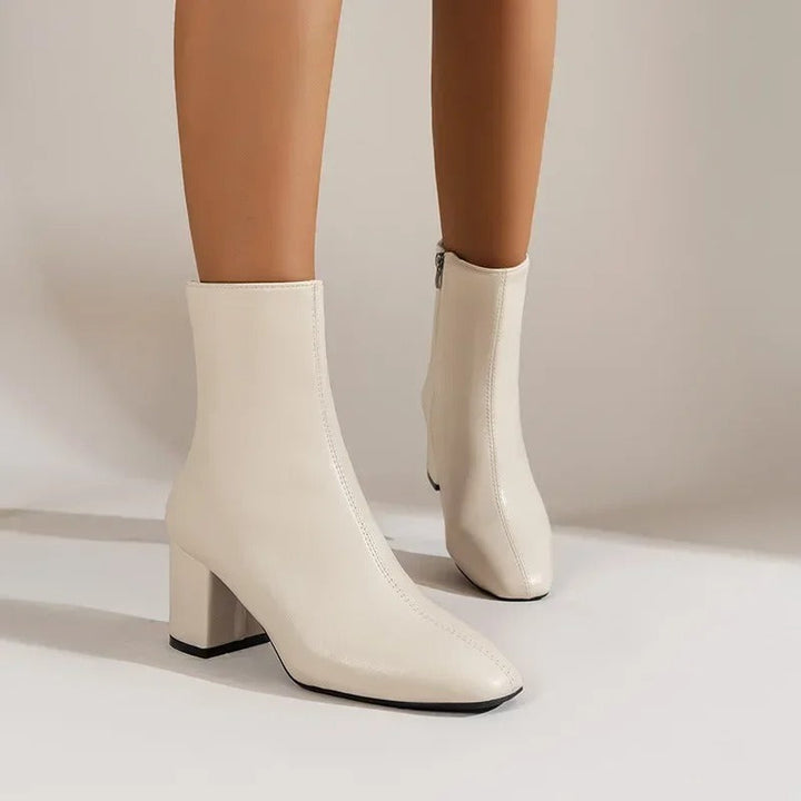 Mirla | Salomé Stylish Ankle Boots with Block Heel-Eva Jonsson