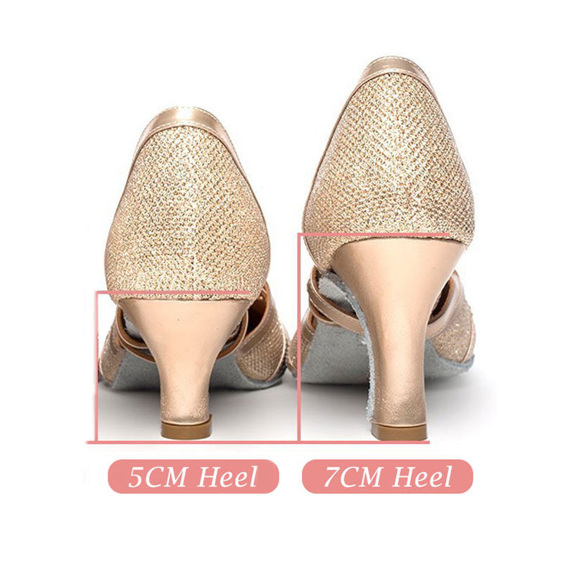 Mirla | Salsa dansskor dam Latin dansskor 7Cm-Eva Jonsson