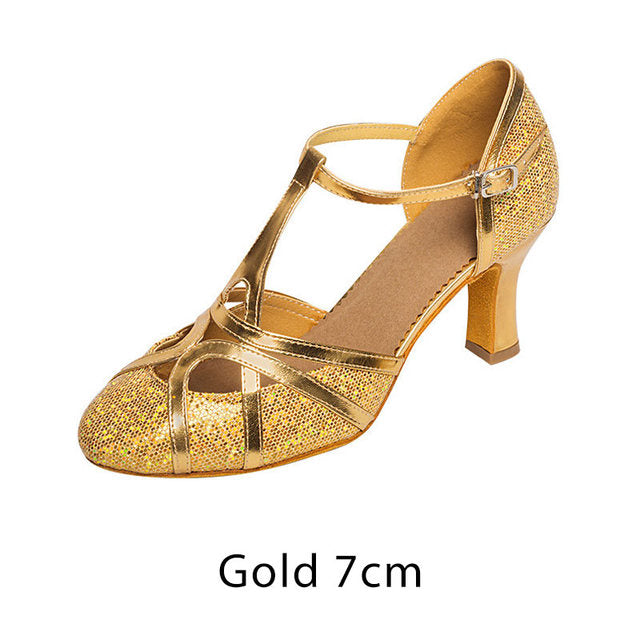 Mirla | Salsa dansskor dam Latin dansskor 7Cm-Eva Jonsson