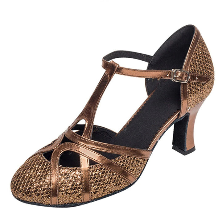 Mirla | Salsa dansskor dam Latin dansskor 7Cm-Eva Jonsson