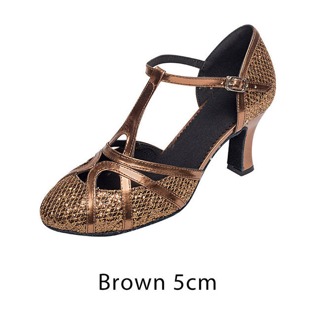 Mirla | Salsa dansskor dam Latin dansskor 7Cm-Eva Jonsson