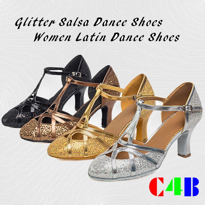 Mirla | Salsa dansskor dam Latin dansskor 7Cm-Eva Jonsson