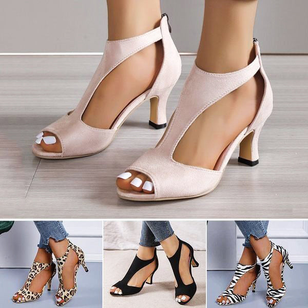 Mirla | Sandaler med 4Cm klack-Eva Jonsson
