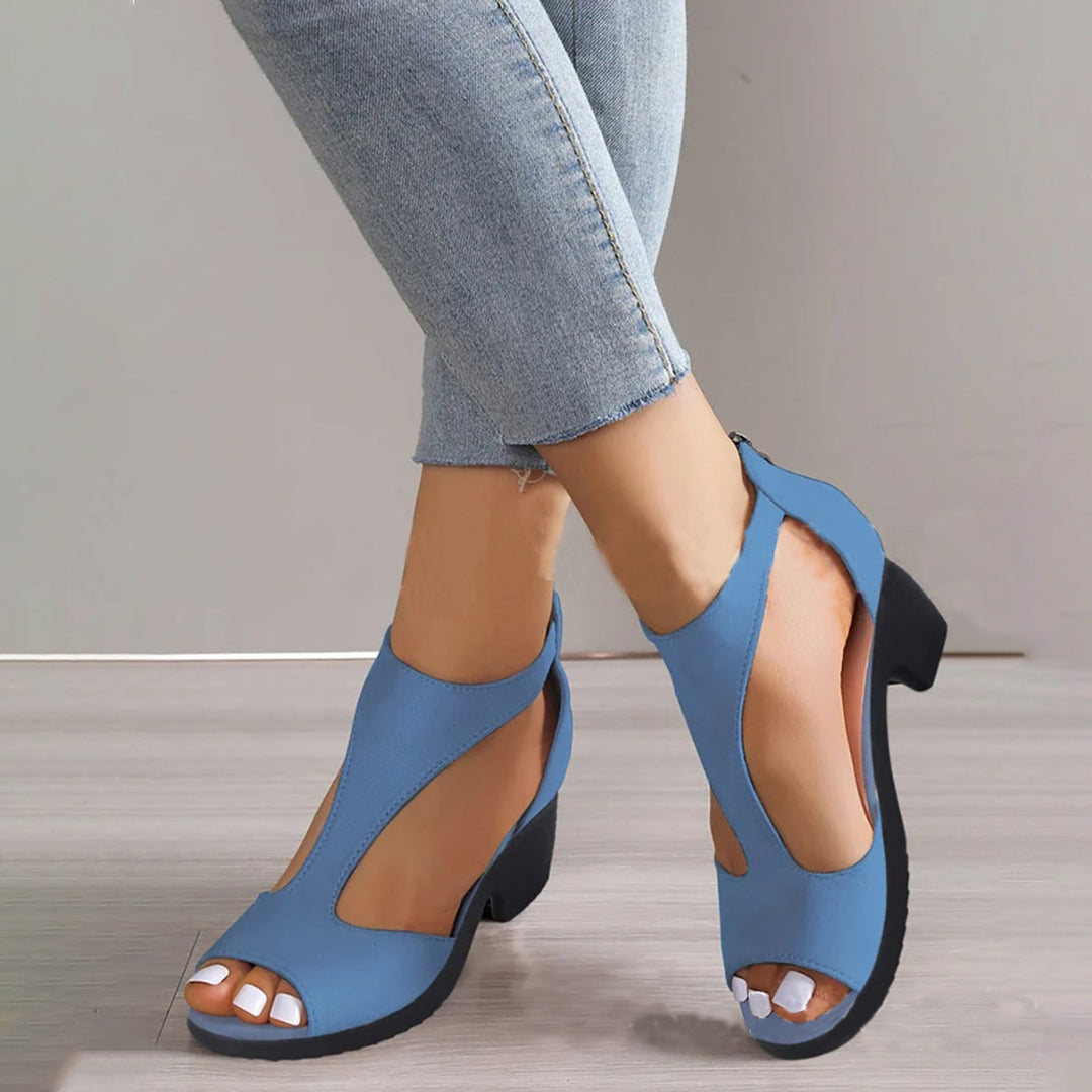 Mirla | Sandaler med 4Cm klack-Eva Jonsson