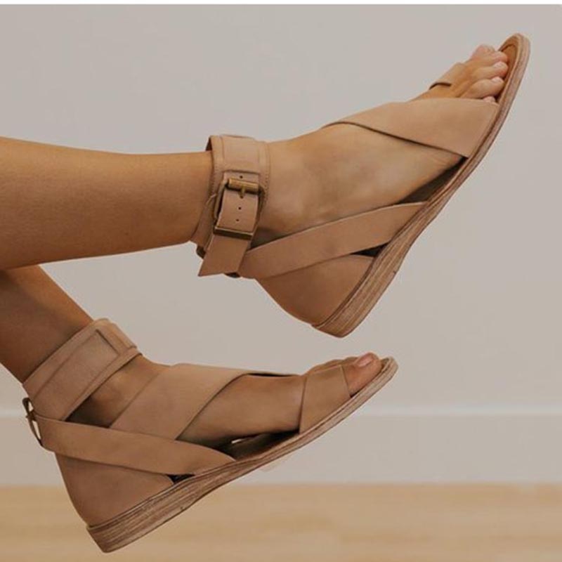 Mirla | Sandaler med korsband och tåring-Eva Jonsson