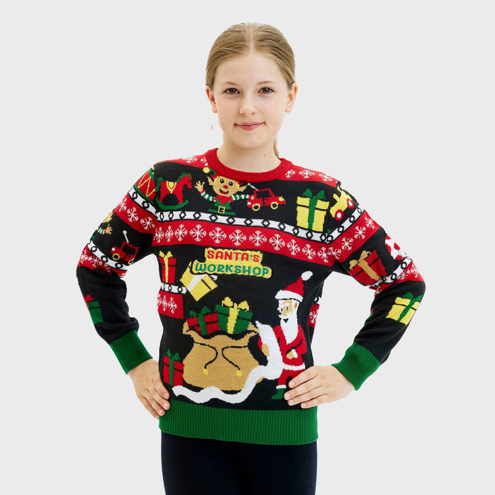 Mirla | Santa's Workshop Julluvtröja Barn-Eva Jonsson