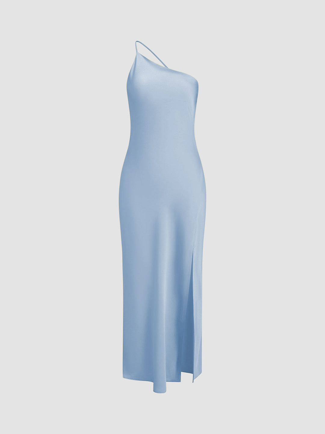 Mirla | Satin Maxi Klänning med Öppen Rygg-Eva Jonsson