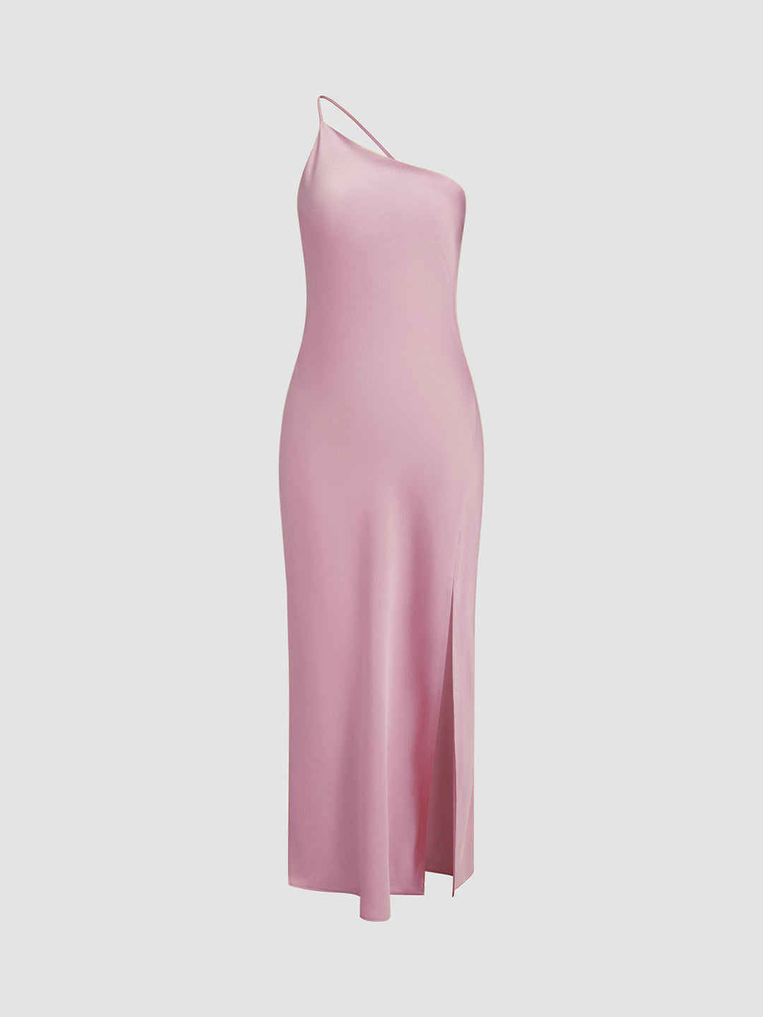 Mirla | Satin Maxi Klänning med Öppen Rygg-Eva Jonsson