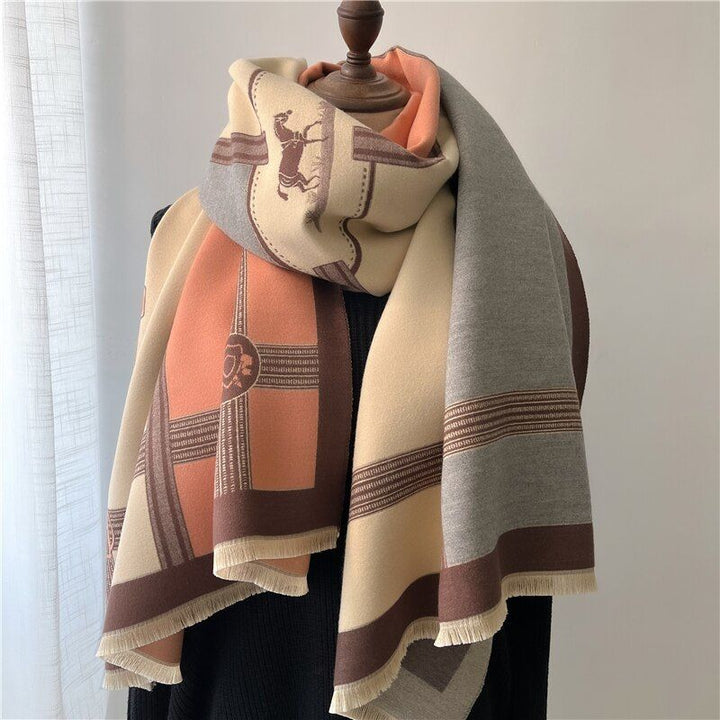 Mirla | Schal - Elegant dam oversize sjal-Eva Jonsson
