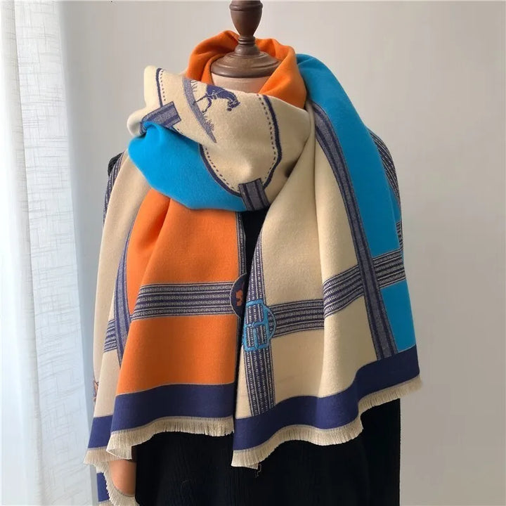 Mirla | Schal - Elegant dam oversize sjal-Eva Jonsson