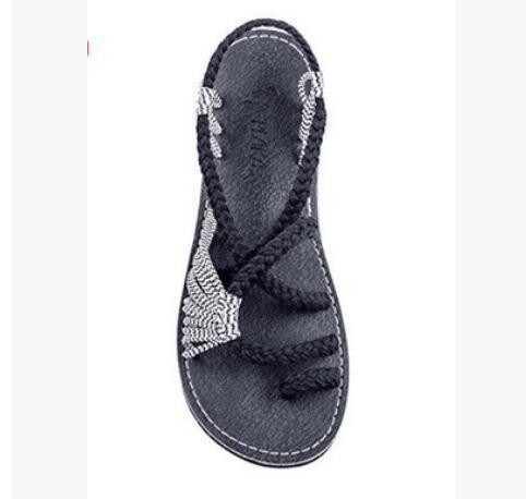 Mirla | Seilknopps fotflatsandaler-Eva Jonsson