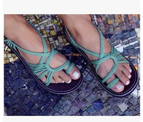 Mirla | Seilknopps fotflatsandaler-Eva Jonsson