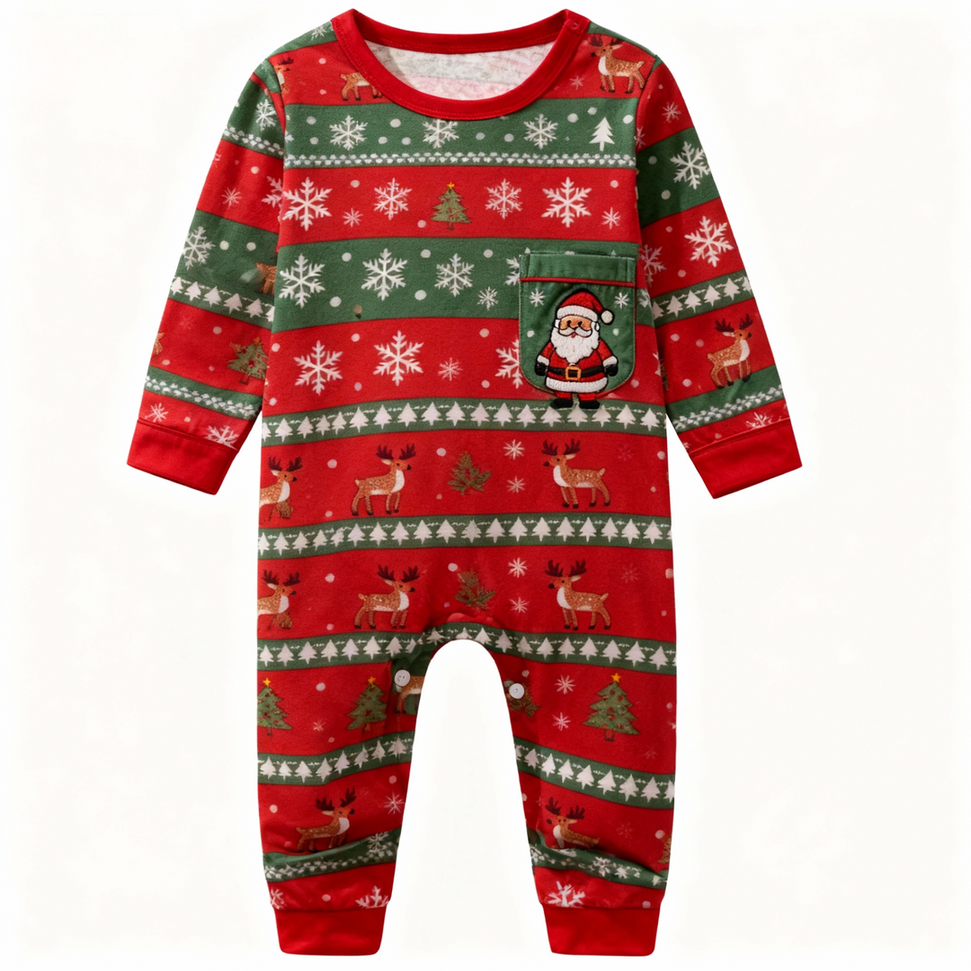Mirla | Semester Familj Knäpp Ner Jul Pyjamas Set-Eva Jonsson