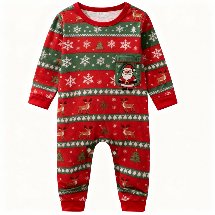 Mirla | Semester Familj Knäpp Ner Jul Pyjamas Set-Eva Jonsson