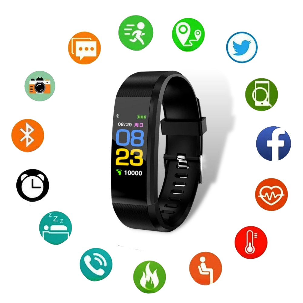 Mirla | Senior Smartwatch – Grundläggande fitness tracker med stegräknare, pulsmätare och användarvänlig design-Eva Jonsson