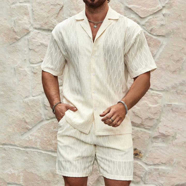 Mirla | Set herr sommar med skjorta och shorts-Eva Jonsson