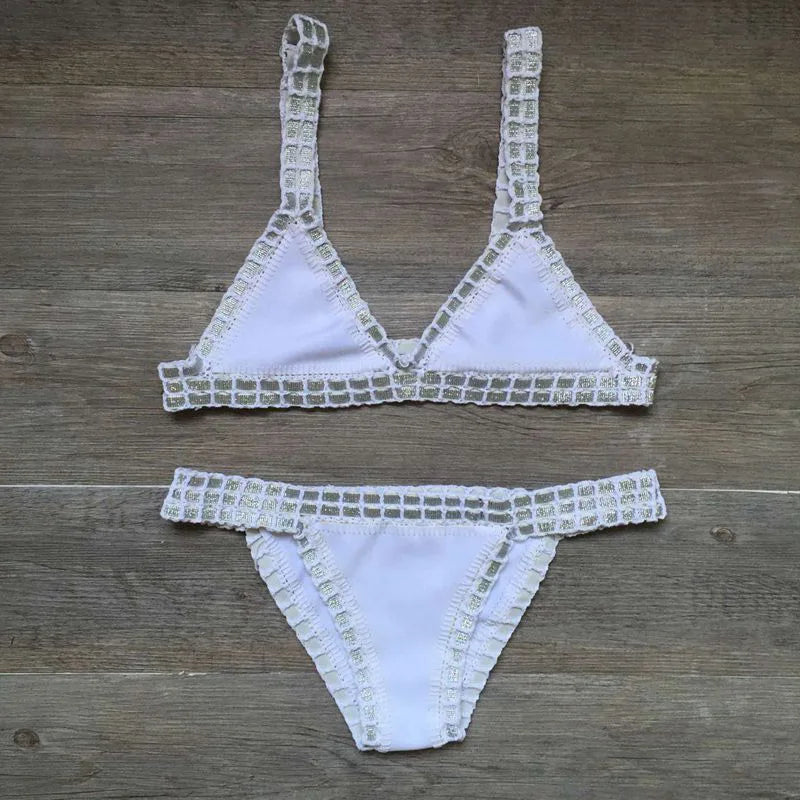 Mirla | Sexiga bikinis sommar kvinnor baddräkt handcrochet bikini-set badkläder strand baddräkt bikinit damer monokini-Eva Jonsson