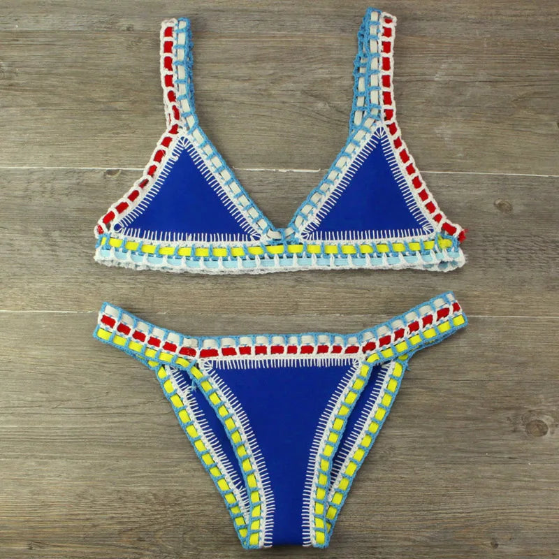 Mirla | Sexiga bikinis sommar kvinnor baddräkt handcrochet bikini-set badkläder strand baddräkt bikinit damer monokini-Eva Jonsson