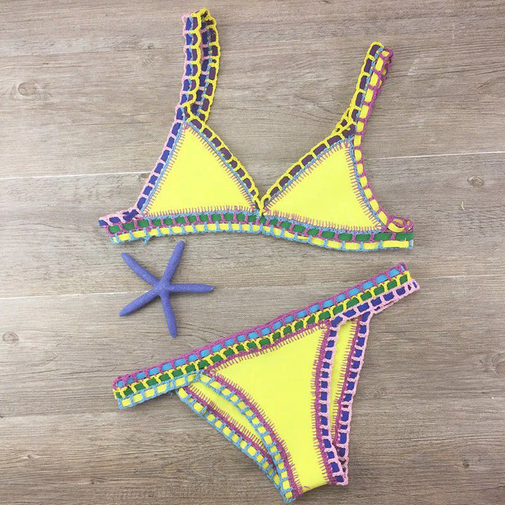 Mirla | Sexiga bikinis sommar kvinnor baddräkt handcrochet bikini-set badkläder strand baddräkt bikinit damer monokini-Eva Jonsson