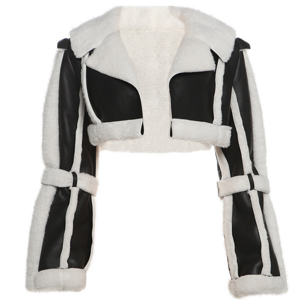 Mirla | Shearling Cropped Jacket för Damer-Eva Jonsson