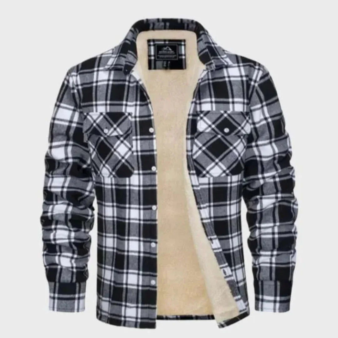 Mirla | Sherpa-Fodrad Flanelljacka-Eva Jonsson