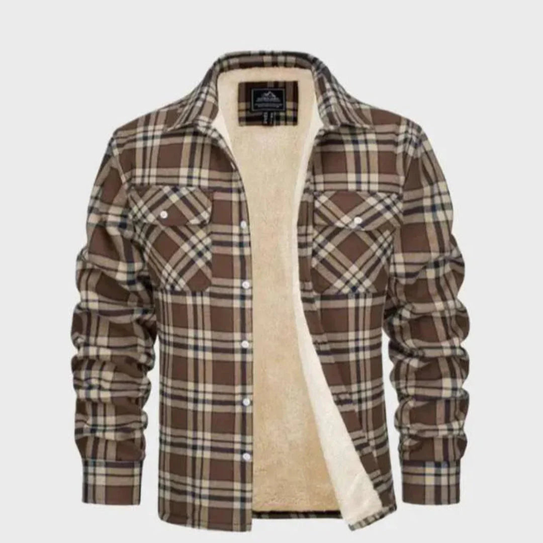 Mirla | Sherpa-Fodrad Flanelljacka-Eva Jonsson