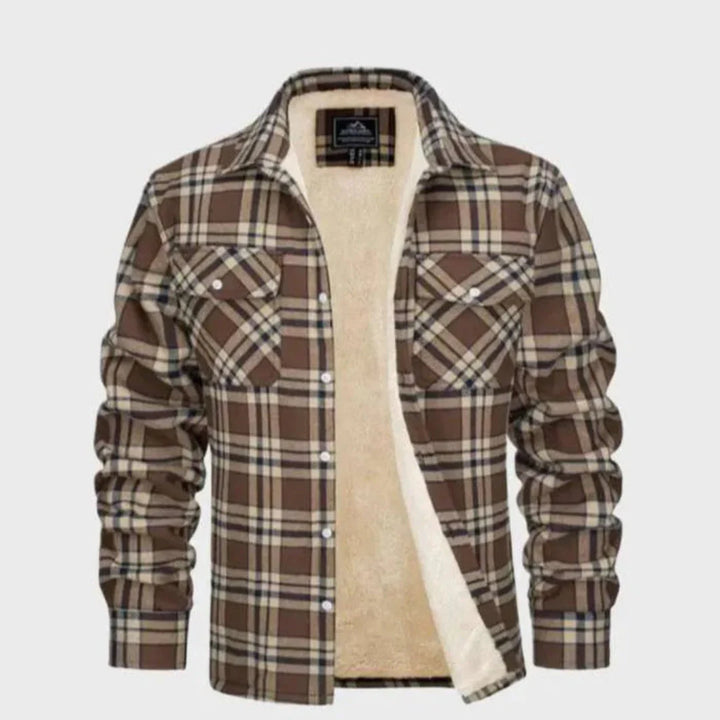 Mirla | Sherpa-Fodrad Flanelljacka-Eva Jonsson