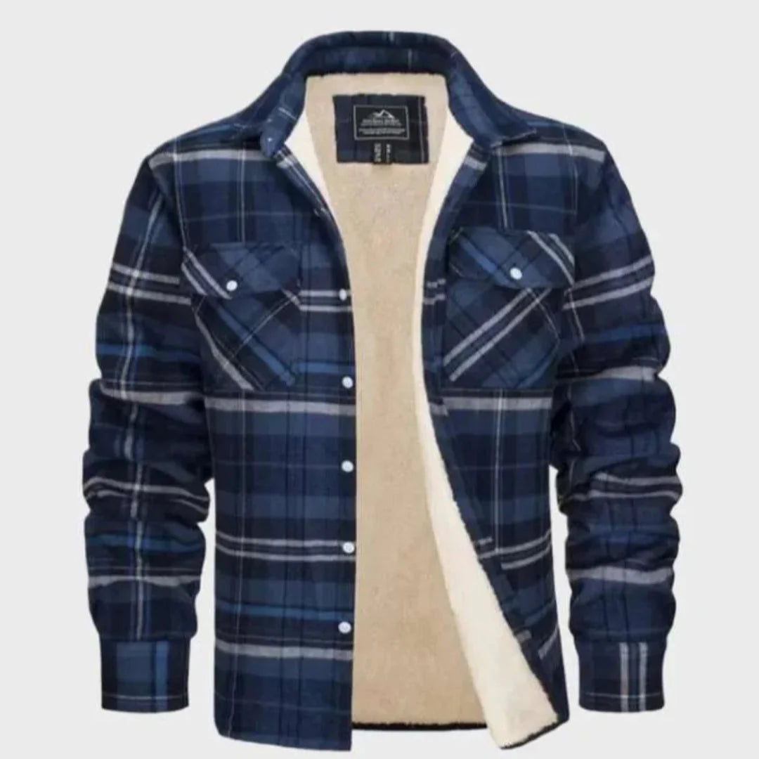 Mirla | Sherpa-Fodrad Flanelljacka-Eva Jonsson