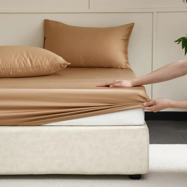 Mirla | SilkDreams Morbärsilke Sänglakan | Andningsbar | Hypoallergenisk | Luksuriös Sängkläder för Ditt Hem-Eva Jonsson