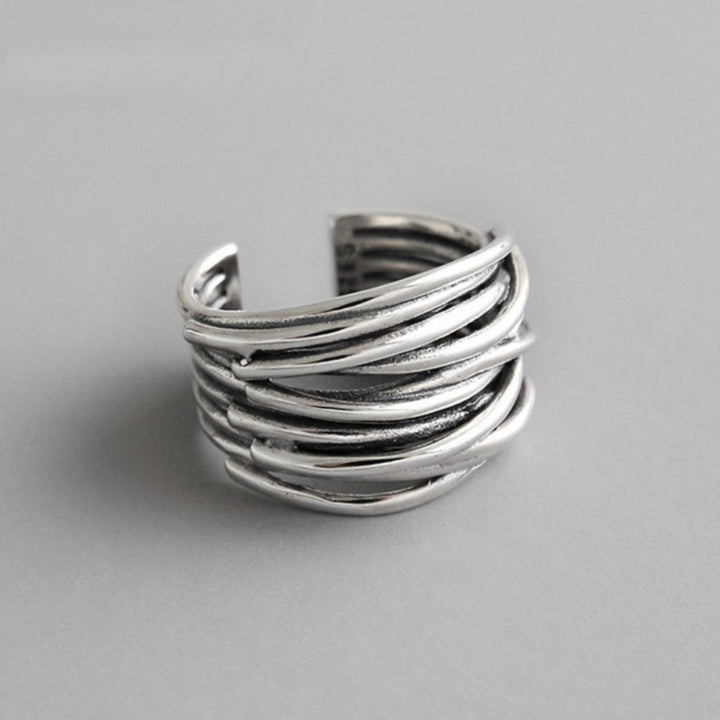Mirla | Silver Justerbar Ring I Lager-Eva Jonsson