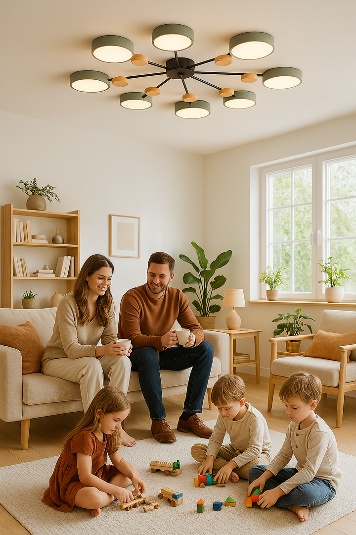Mirla | Skandinavisk Taklampa – Grenformad Design, Stilren & Hållbar med LED Teknik-Eva Jonsson