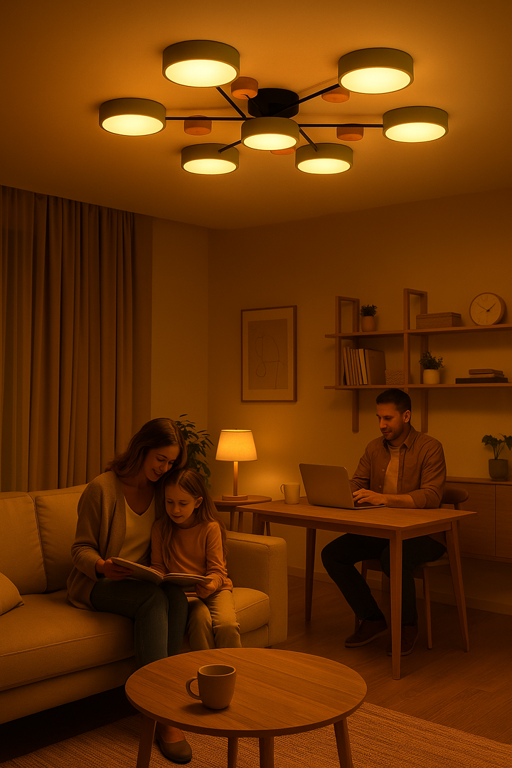 Mirla | Skandinavisk Taklampa – Grenformad Design, Stilren & Hållbar med LED Teknik-Eva Jonsson