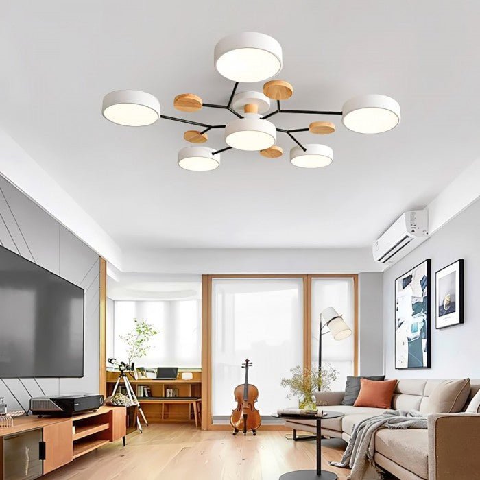 Mirla | Skandinavisk Taklampa – Grenformad Design, Stilren & Hållbar med LED Teknik-Eva Jonsson