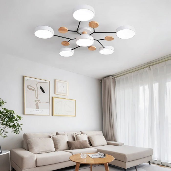 Mirla | Skandinavisk Taklampa – Grenformad Design, Stilren & Hållbar med LED Teknik-Eva Jonsson