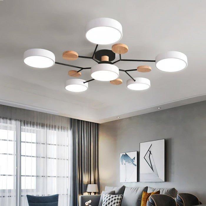 Mirla | Skandinavisk Taklampa – Grenformad Design, Stilren & Hållbar med LED Teknik-Eva Jonsson