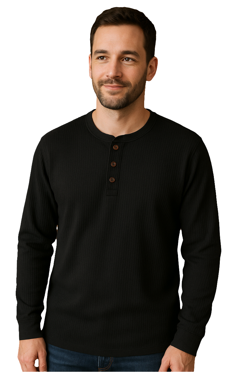 Mirla | Skjorta Waffelstruktur Herr T-shirt-Eva Jonsson