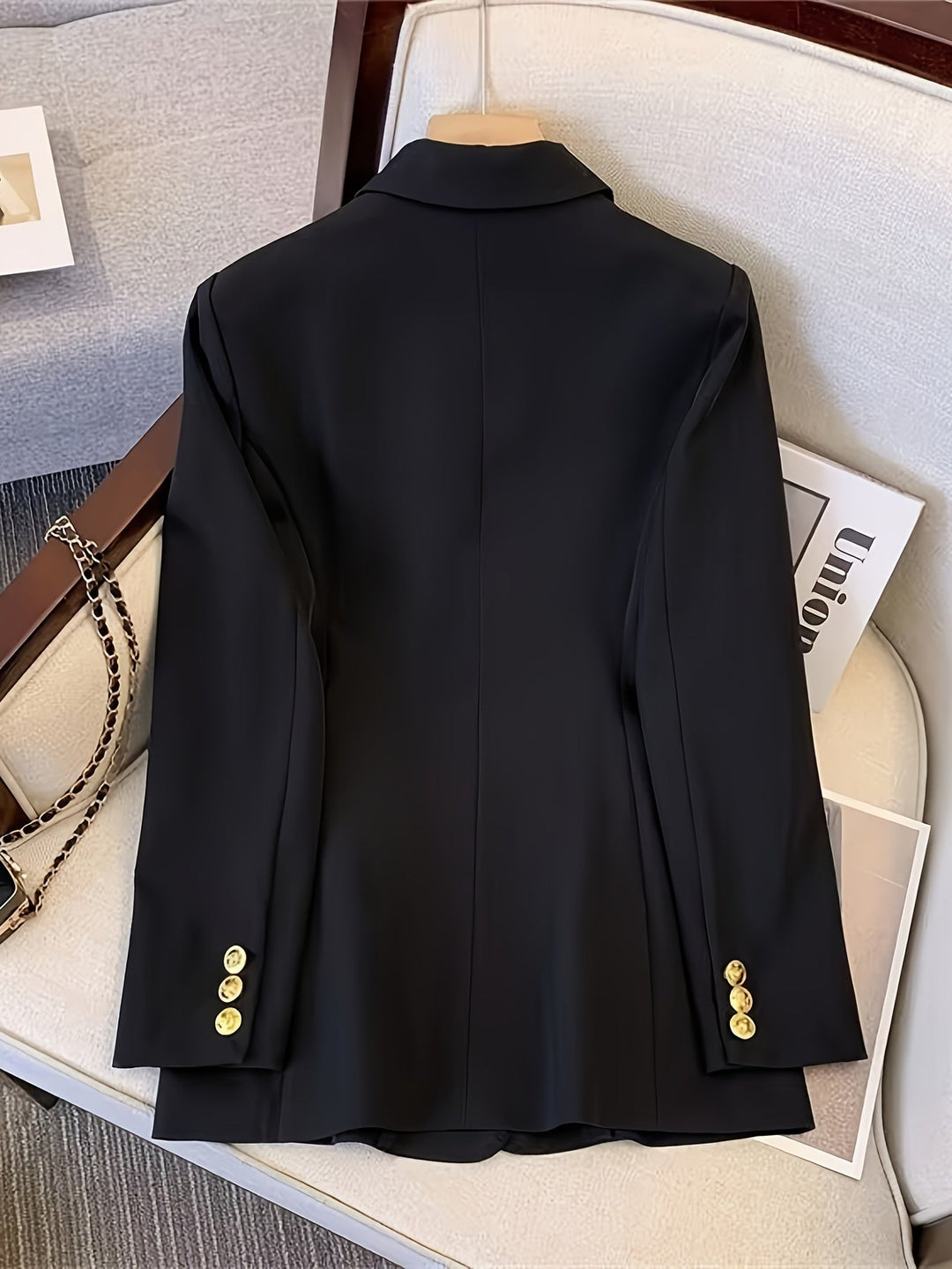 Mirla | Skräddarsydd Dubbeldyst Blazer – Året Runt Formell Klädsel-Eva Jonsson