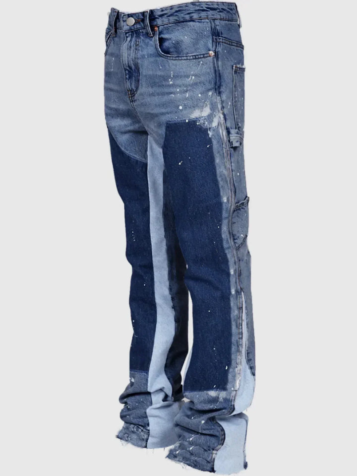 Mirla | Slacksjeans i lagerlook för herrar-Eva Jonsson