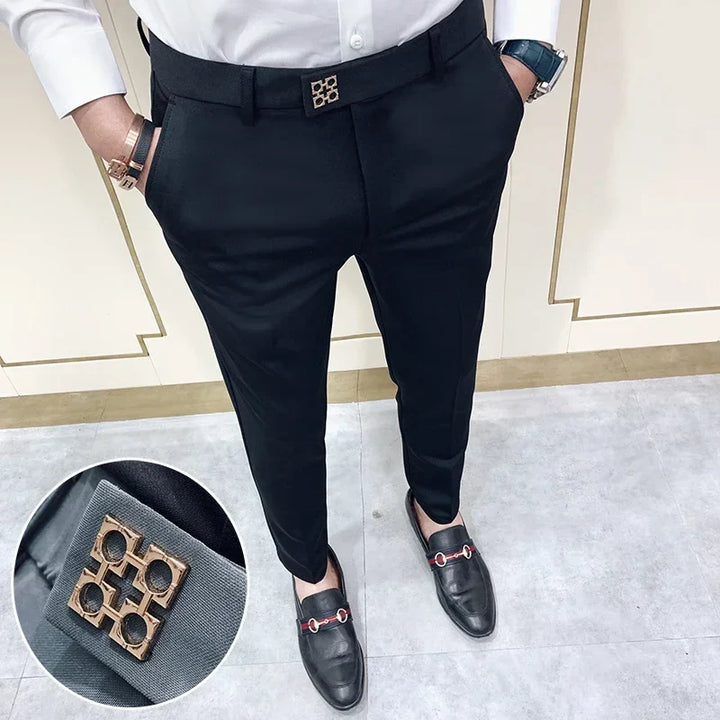Mirla | Slim Fit Byxor för Herrar-Eva Jonsson