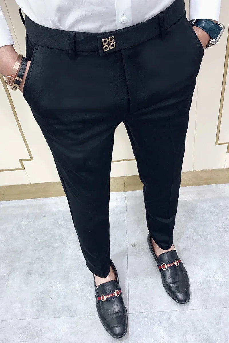 Mirla | Slim Fit Byxor för Herrar-Eva Jonsson