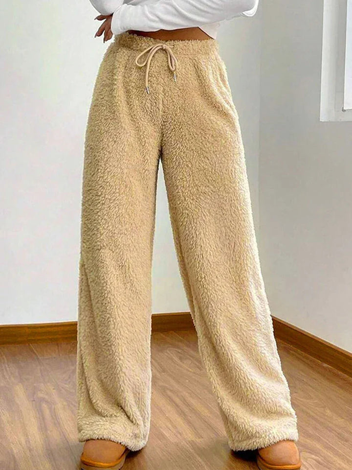 Mirla | Slim Fit Byxor med Dragsko-Eva Jonsson