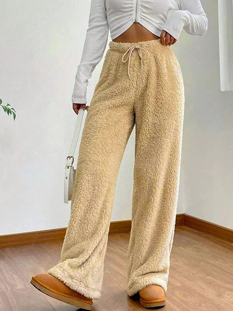 Mirla | Slim Fit Byxor med Dragsko-Eva Jonsson