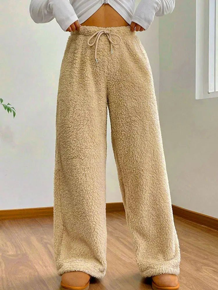 Mirla | Slim Fit Byxor med Dragsko-Eva Jonsson