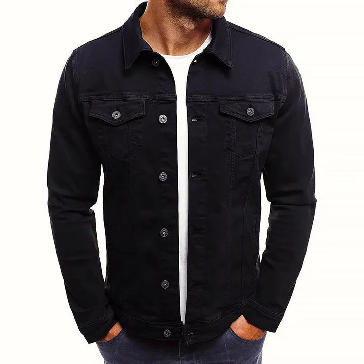 Mirla | Slim-Fit Knapplist Denim-Jacka-Eva Jonsson