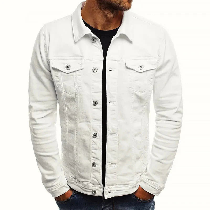 Mirla | Slim-Fit Knapplist Denim-Jacka-Eva Jonsson