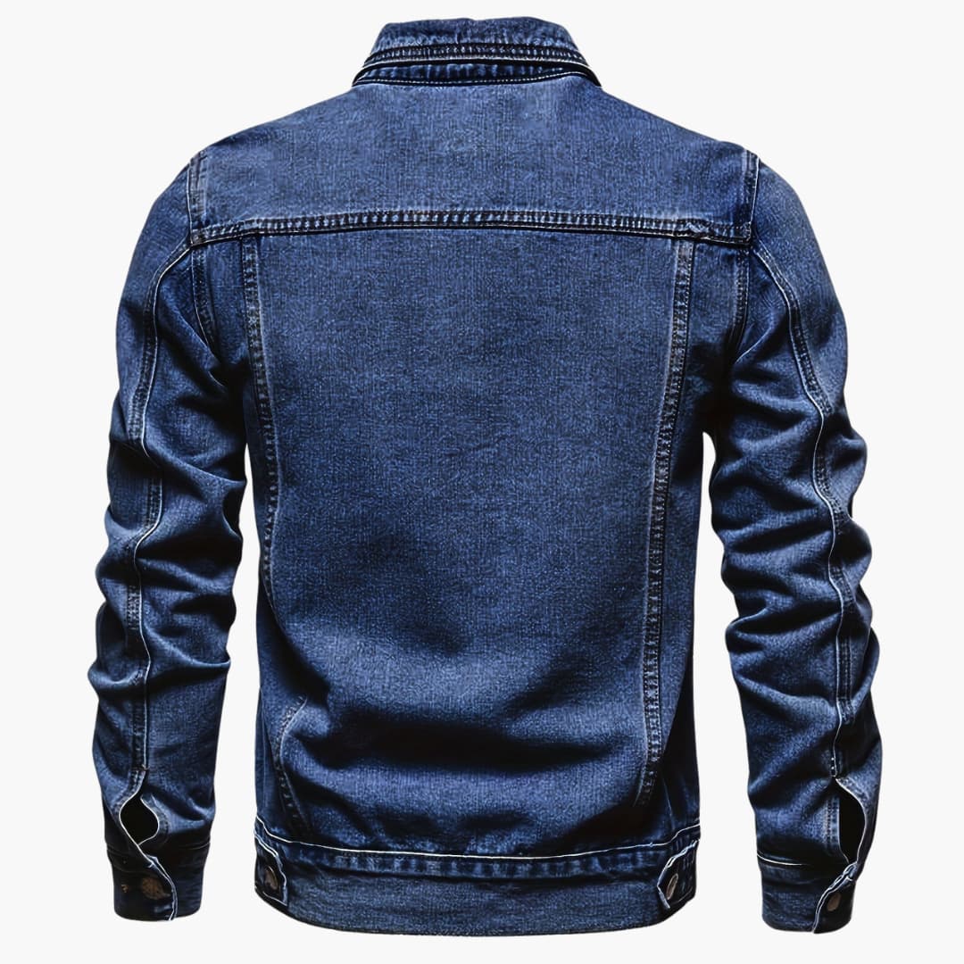 Mirla | Slim-Fit fritids-denimjacka för män-Eva Jonsson