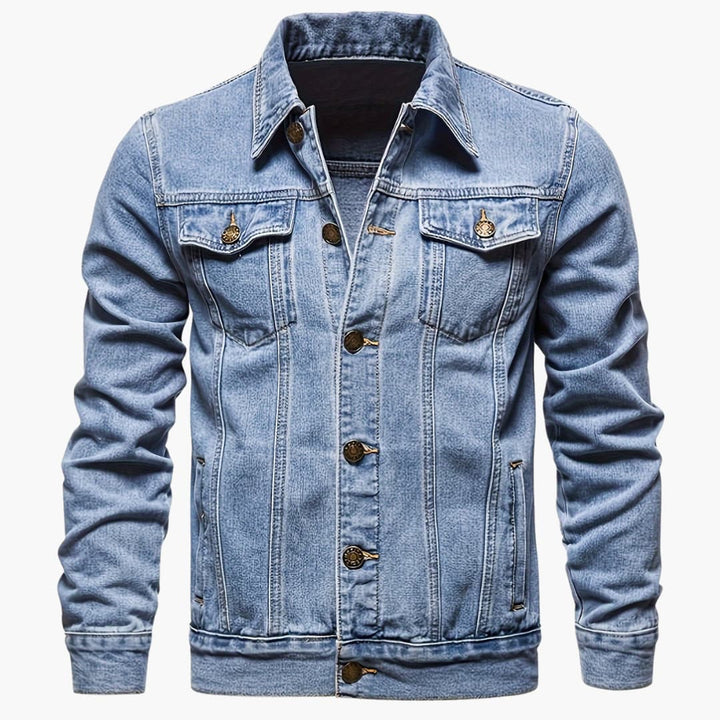 Mirla | Slim-Fit fritids-denimjacka för män-Eva Jonsson
