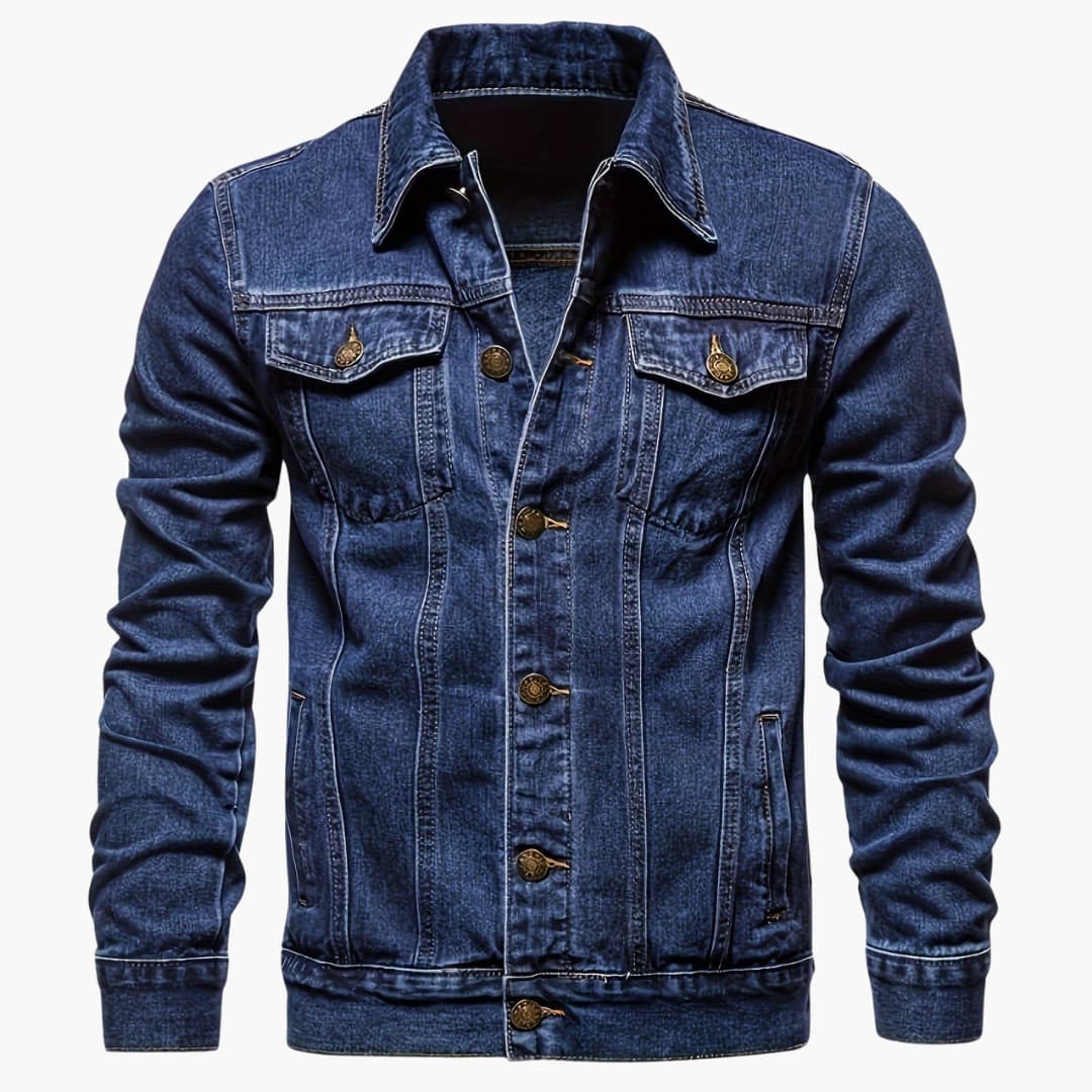 Mirla | Slim-Fit fritids-denimjacka för män-Eva Jonsson